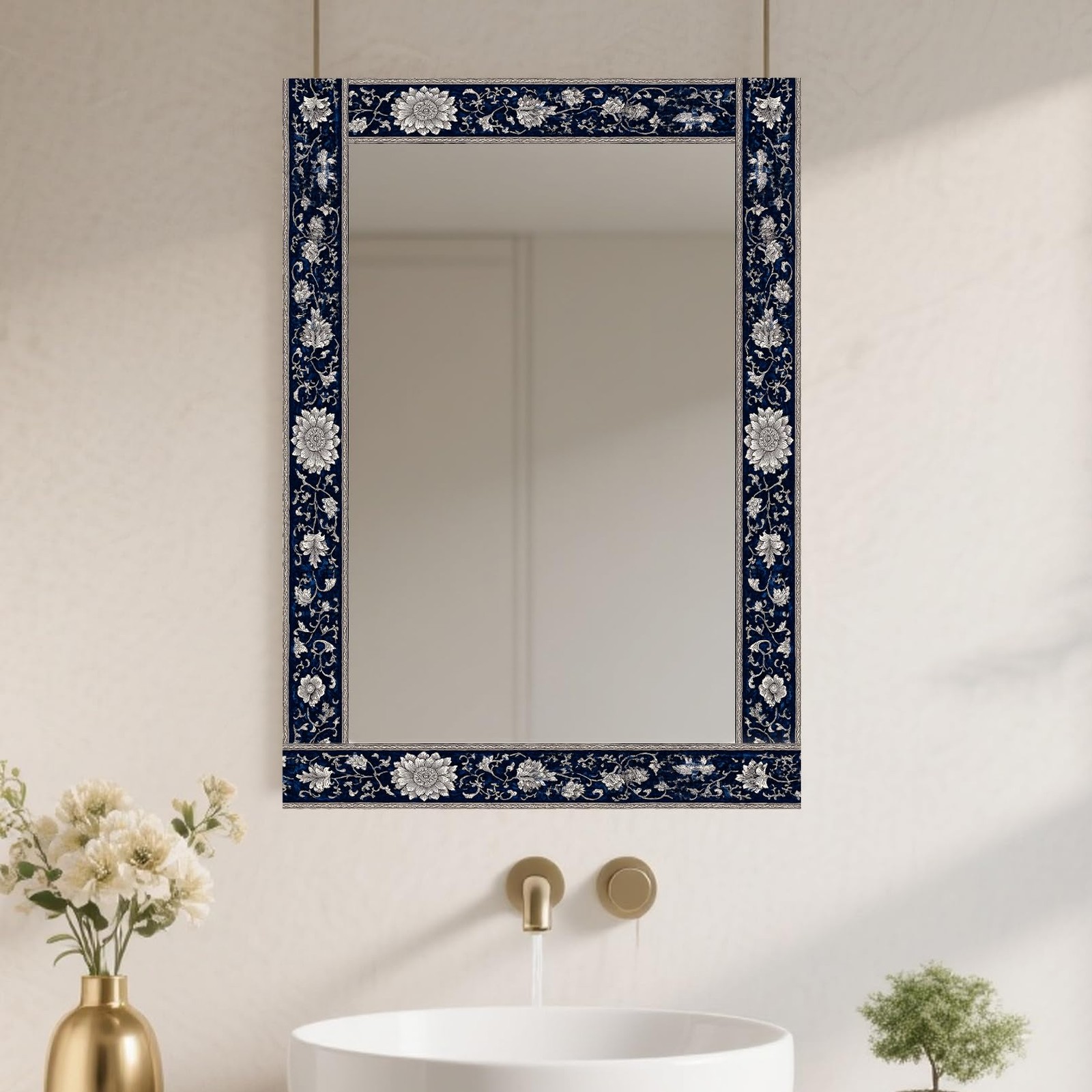 Nuxovilar Wallpaper Border Peel and Stick, Vintage 3.9" x 196.9", LU08537