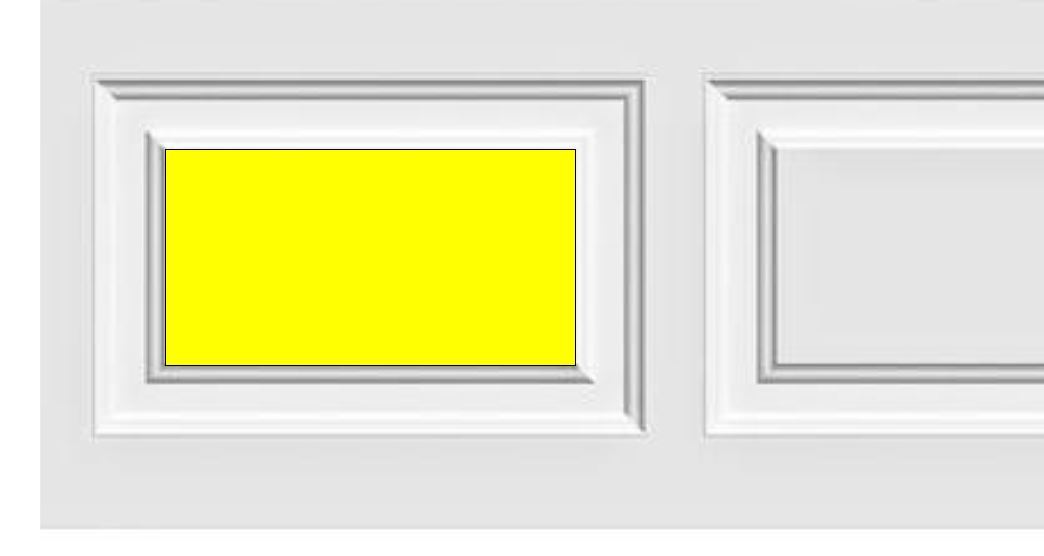 Starburst Faux Window Garage Door Vinyl Decals Fits 8 x 15 & up Style A2