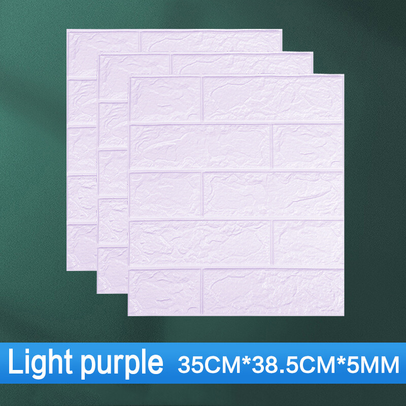 1PCS 3D Self Adhesive Brick Wall Tile Sticker Kitchen Bathroom Wallpaper Decor