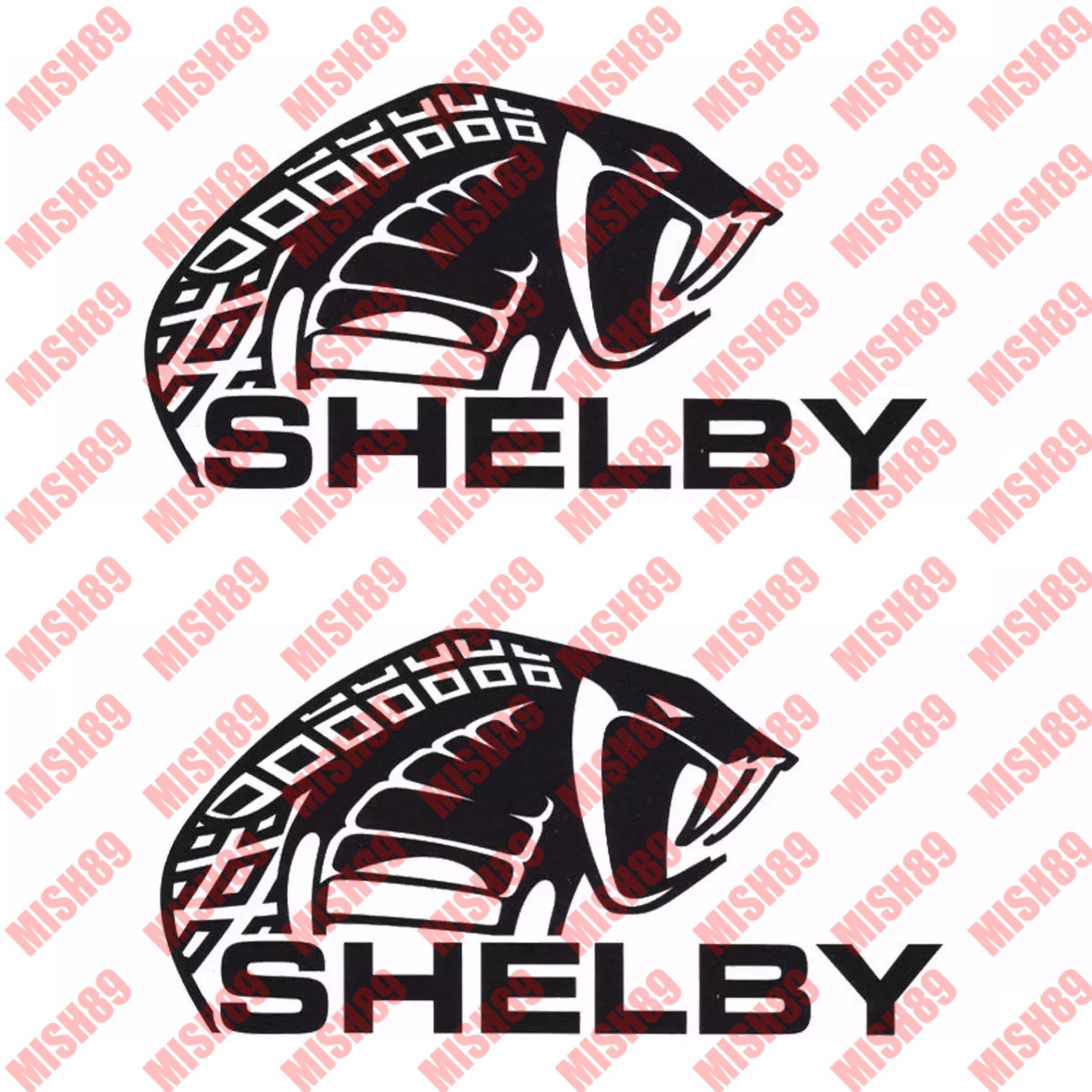 Shelby Cobra Decal Shelby Sticker Vinyl Decal Mustang GT350 GT500 – Any Size