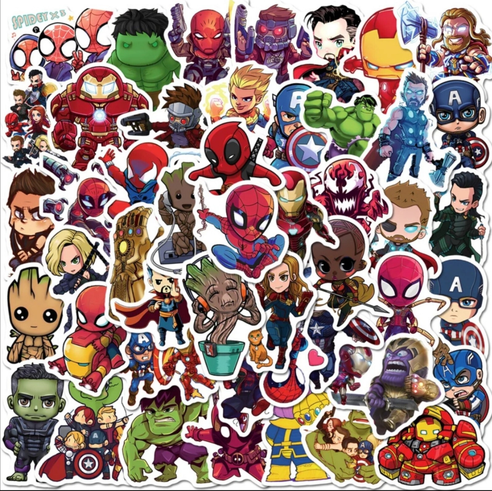 20 PCS Marvel Avengers Guardians of the Galaxy 3 Stickers BRAND NEW