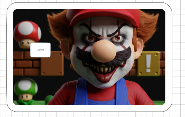 Pennywise Super Mario Credit Debit ATM Card Skin Sticker Toad Peach King Horror