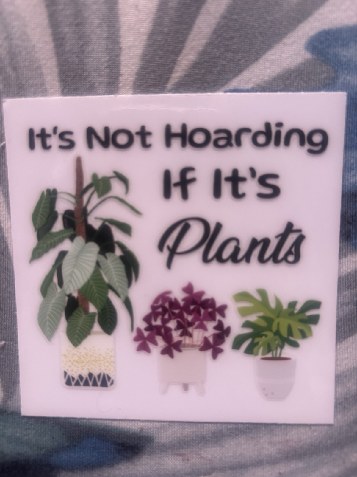 Plant Decal 3.5inch . Durable In Any Weather