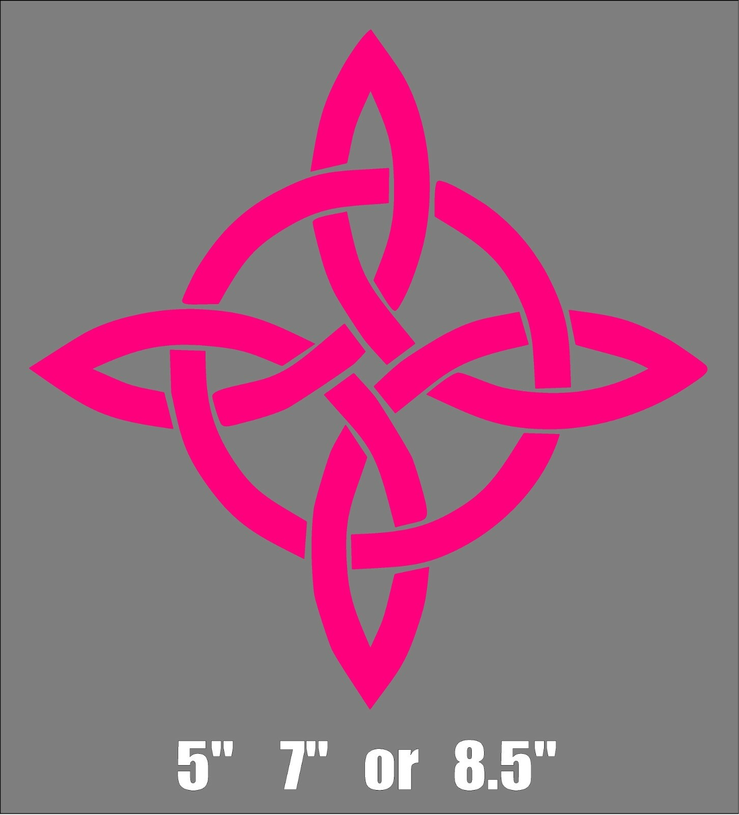 Witch Knot Decal Wicca Wiccan Pagan Witches car window vinyl altar sticker
