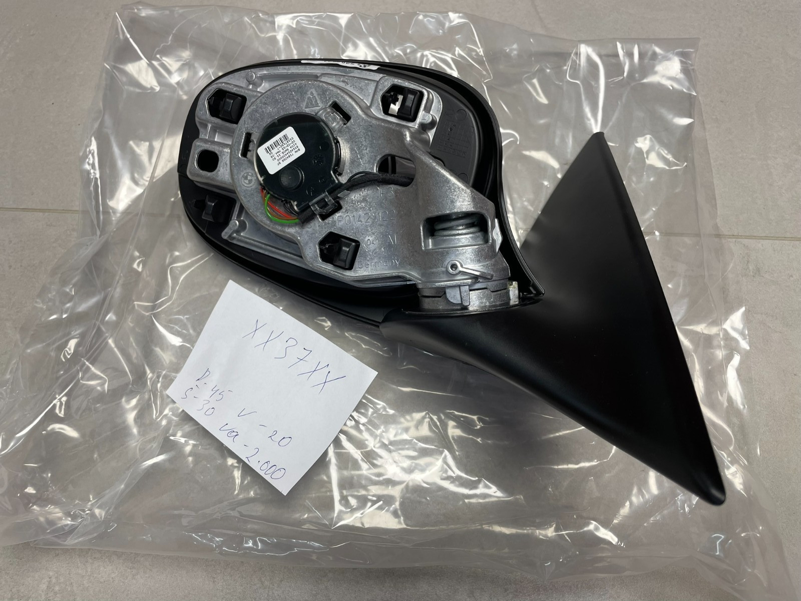 BMW 3 E92 E93 EXTERIOR MIRROR HEATED MEMORY RIGHT 7282624 , 51167282624 GENUI…