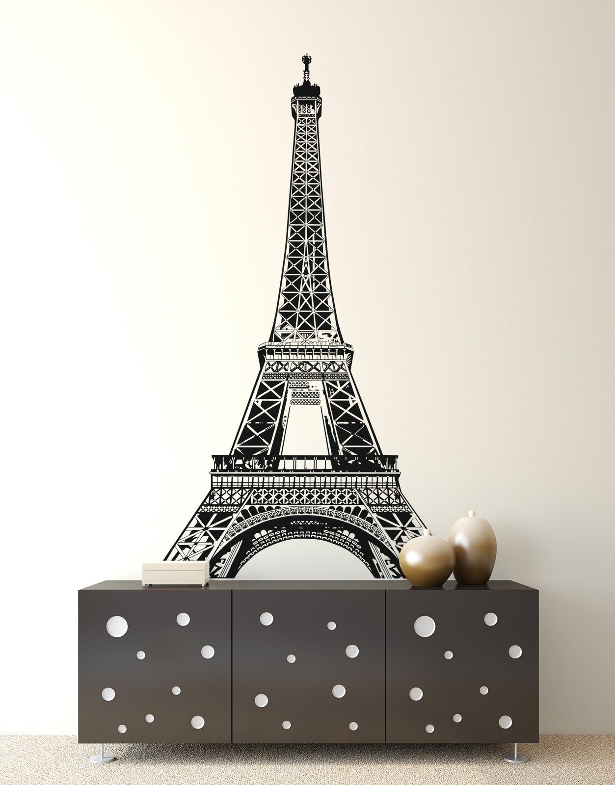 Eiffel Tower Wall Decal. Paris France. #877