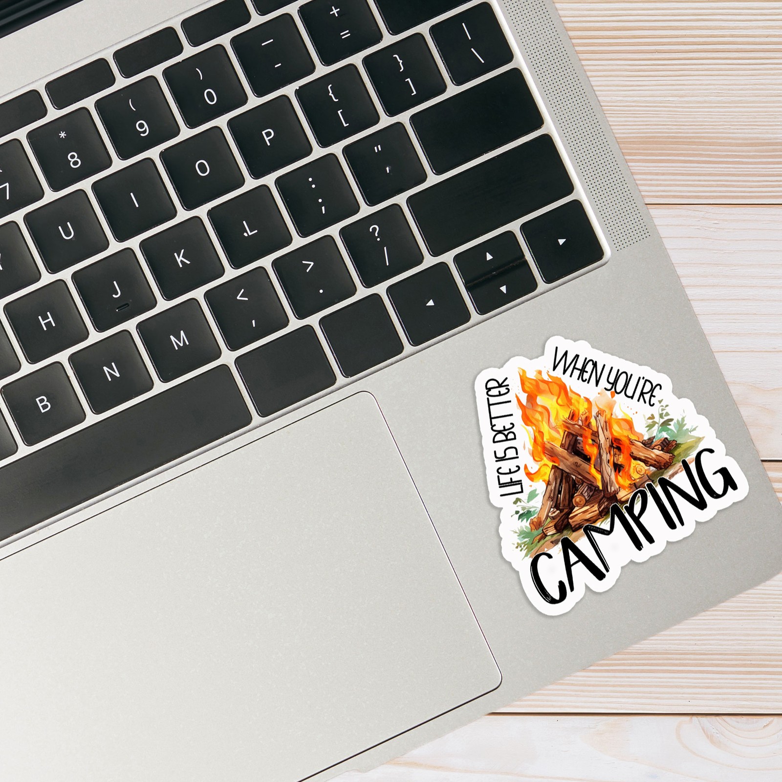 Life is Better Camping – Vinyl Decal Sticker – Car Window Laptop – #950