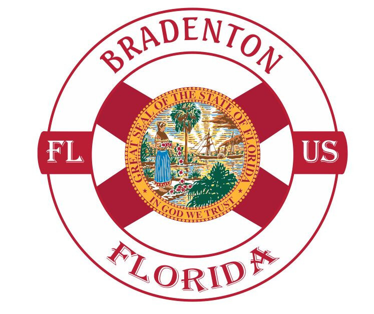 Bradenton Florida Sticker Decal A1075