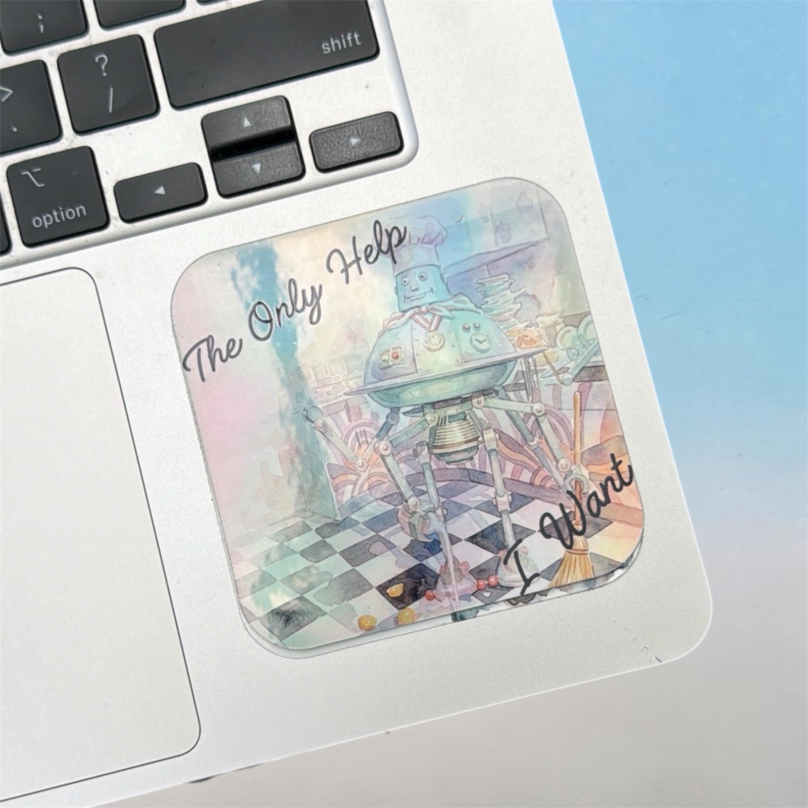 Horizons 3×3 Robot Holographic Sticker Homemade FAST SHIP FREE SHIP