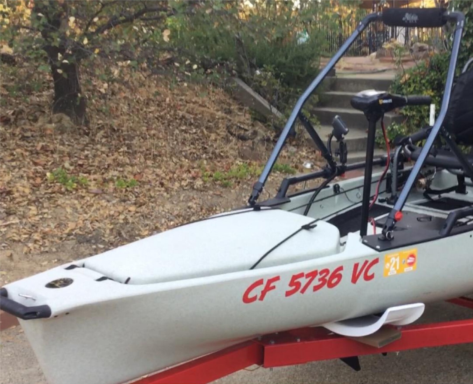Boat Registration Numbers & Letters 2 Pack Custom 3" Boat & Jetski Stickers 1CL