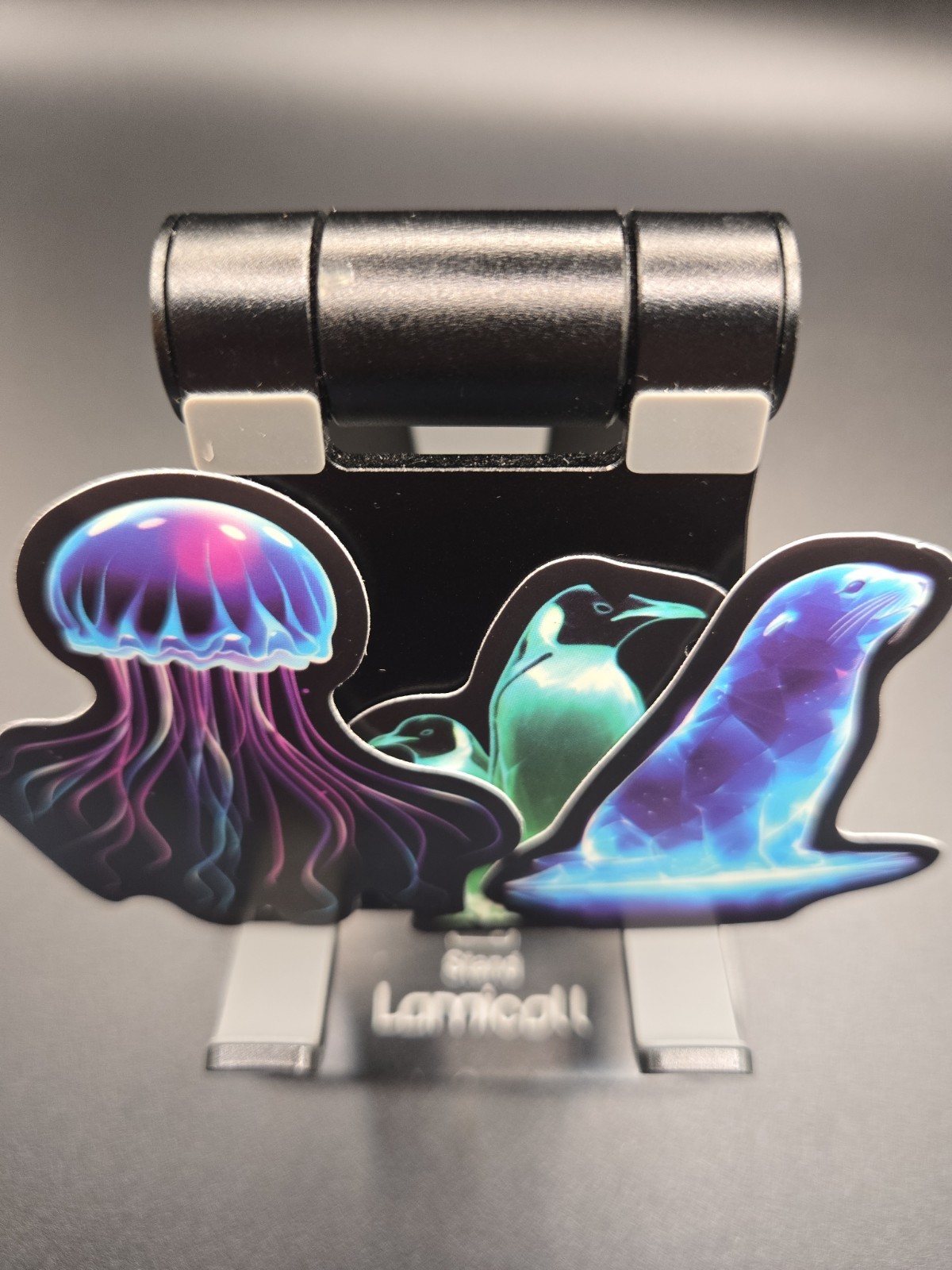 Ocean Themed Glow In The Dark Stickers!! Vinyl Waterproof Seel Penguin Jellyfish