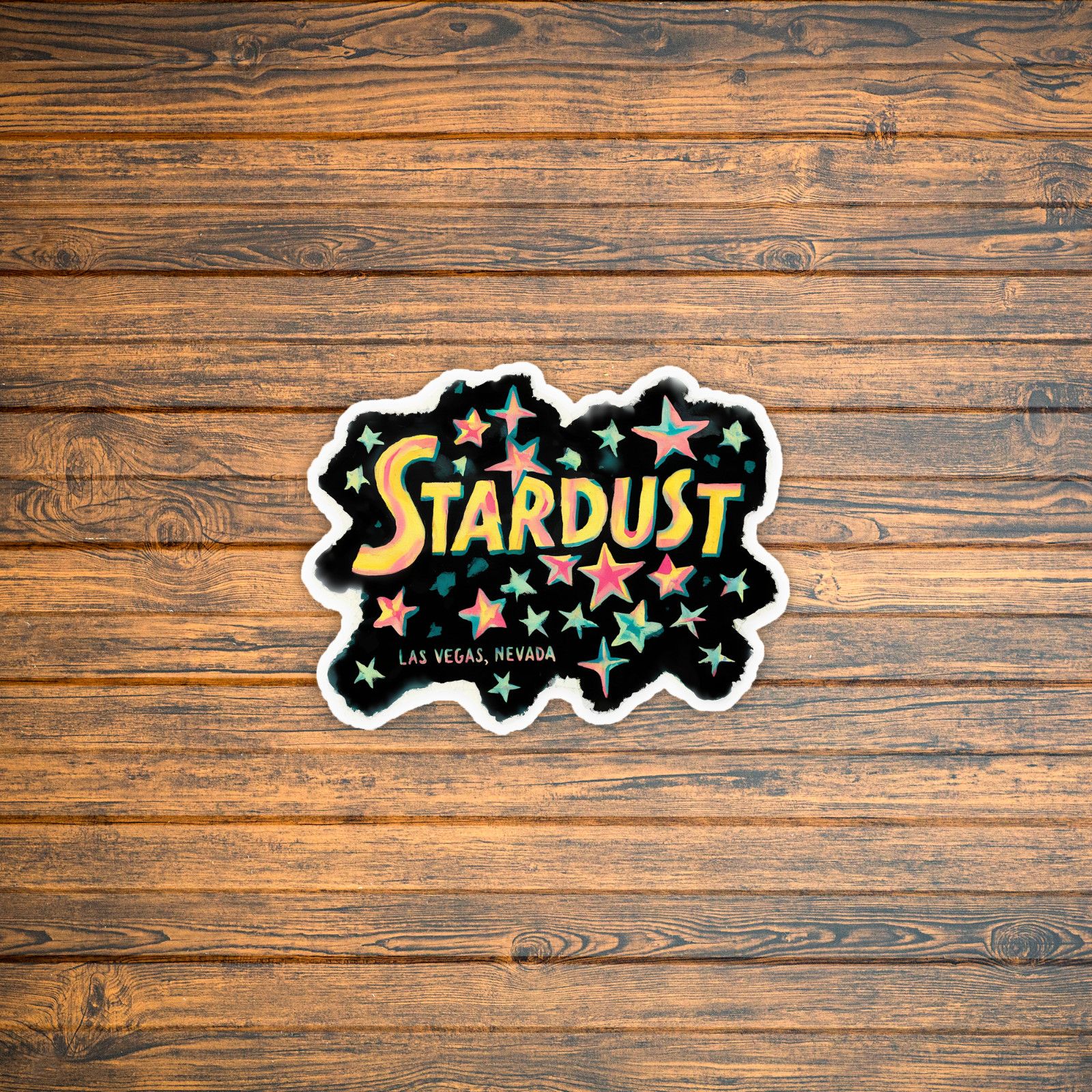 Vintage Stardust Las Vegas Nevada Retro Neon Sign Sticker #845