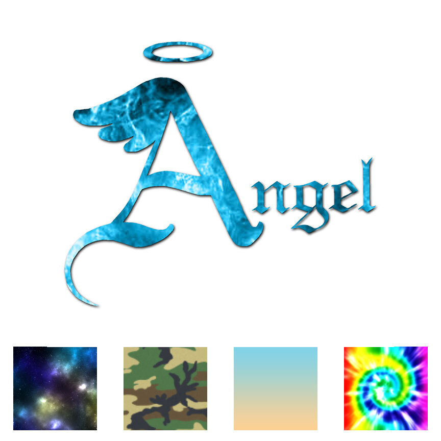 Angel Halo – Vinyl Decal Sticker – Multiple Patterns & Sizes – ebn51