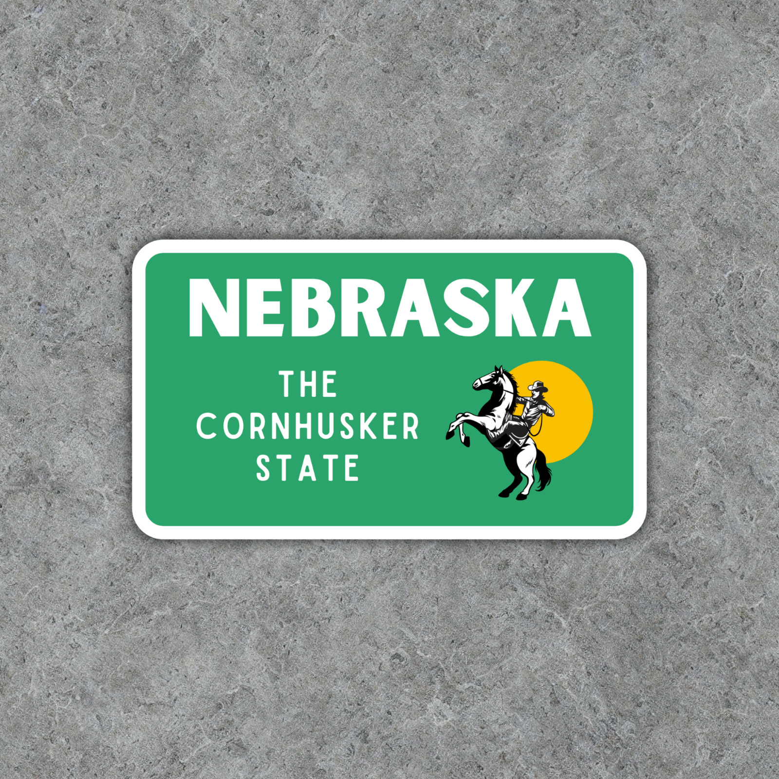 Welcome to Nebraska Sticker The Cornhusker State Vinyl Waterproof Decal