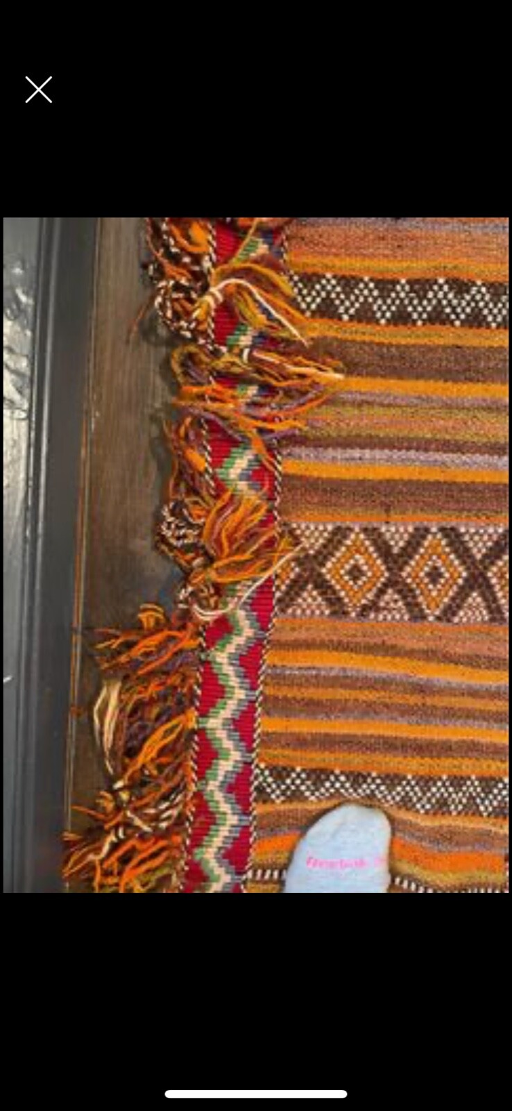 Traditional Hand Made Wool Rug Or Tapissery