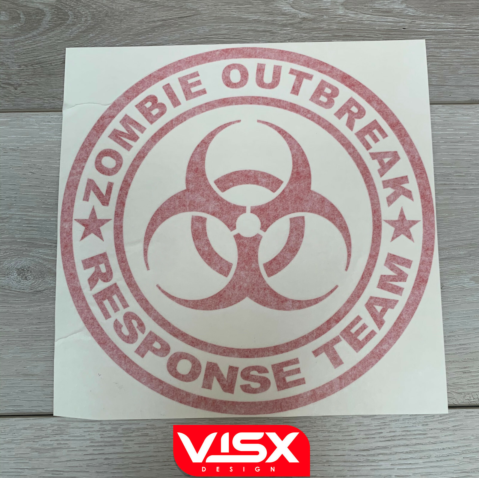Zombie Response Team Die Cut Decal Vinyl Decal Sticker Car Window Wall Laptop