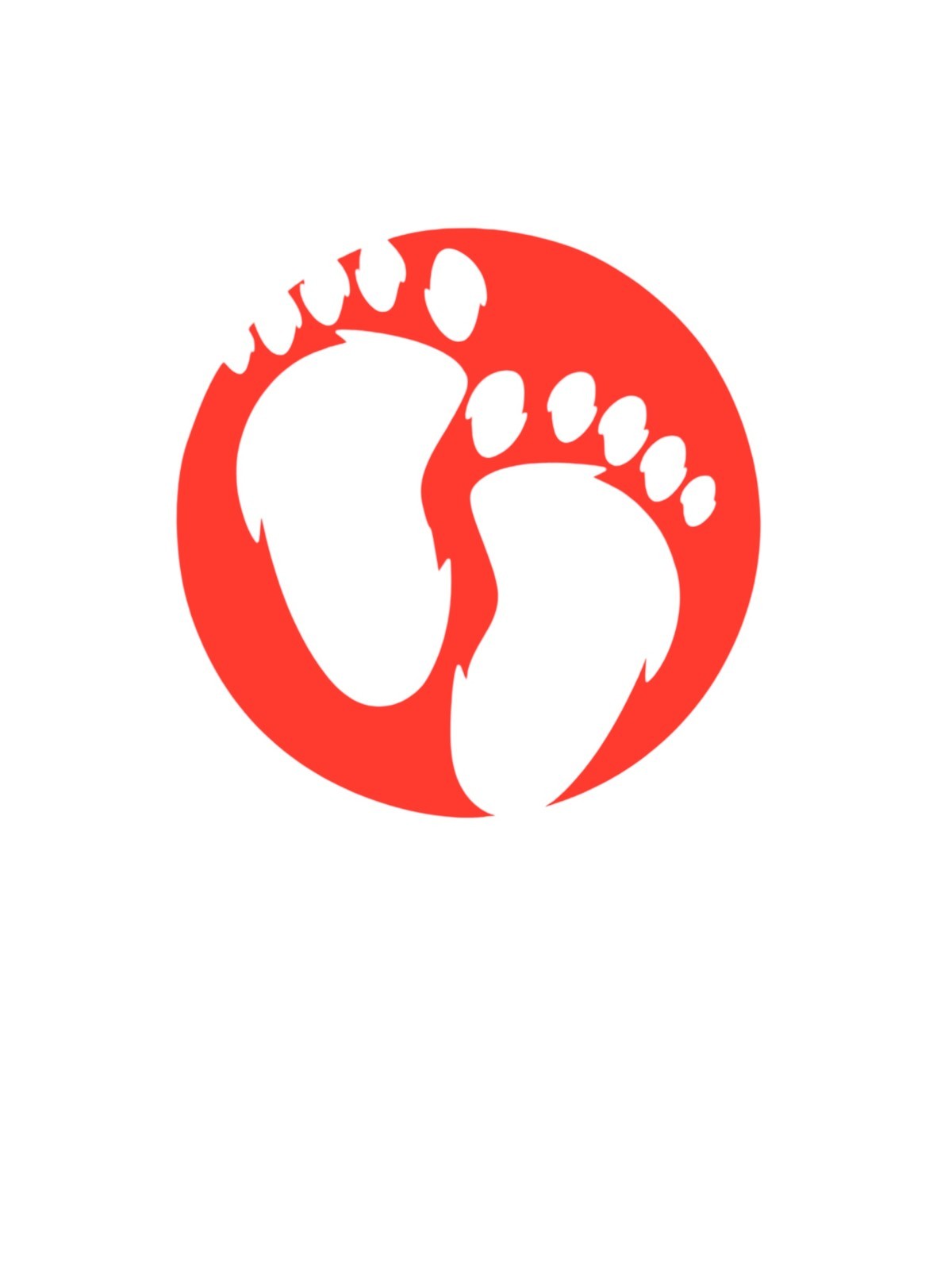 Bigfoot print decal vinyl decal for cars trucks laptop most smooth surfaces