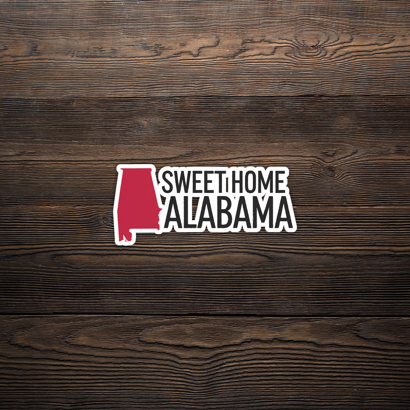 Sweet Home Alabama – State Pride Silhouette Sticker Decal for Southern Residents