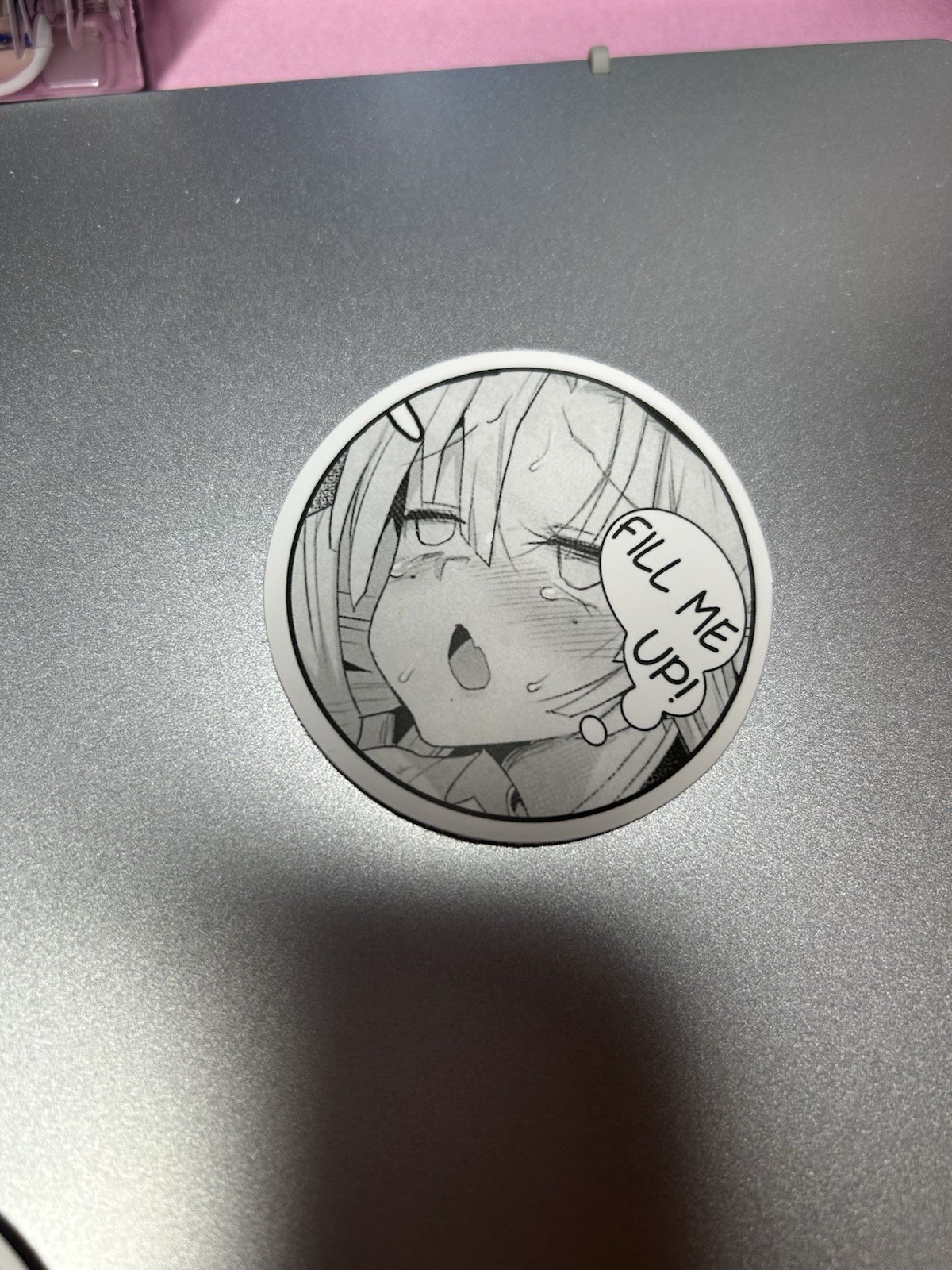 black and white waifu lewd sexy girls stickers #7