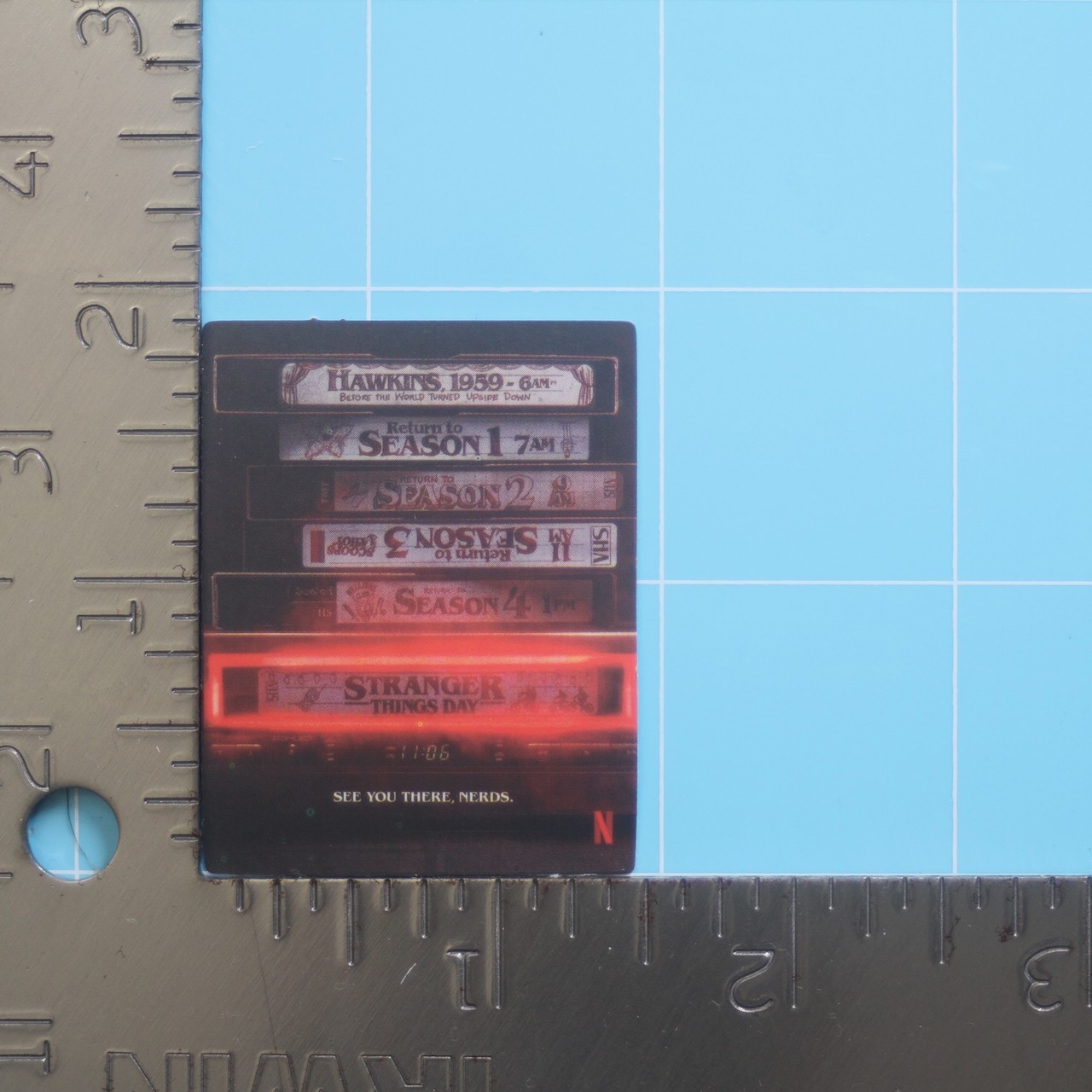 Stranger Things Sticker (PROMO ARTWORK) Netflix Horror Show, Matte PVC Decal