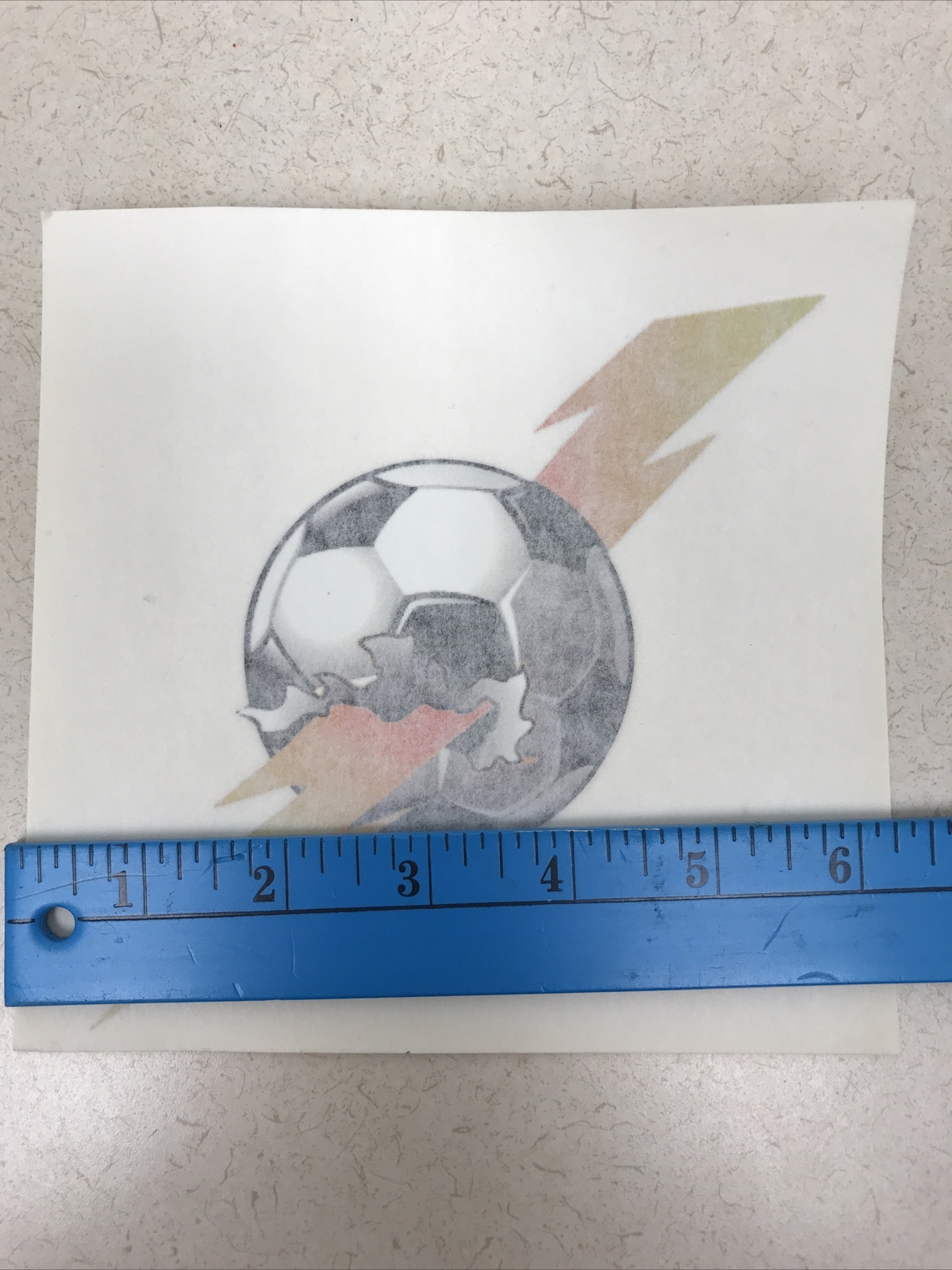 NEW Sticker SOCCER BALL Lightning Car Sport VinylDecal Waterproof Football