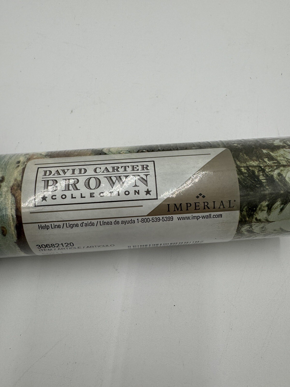 Wallpaper (4) Trout Stream Trees 9in X 20yd New Imperial David Carter Brown A