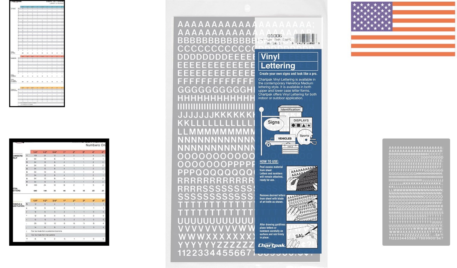 DIY Vinyl Letters and Numbers Pack – 610 Count, Perfect for Home or Business