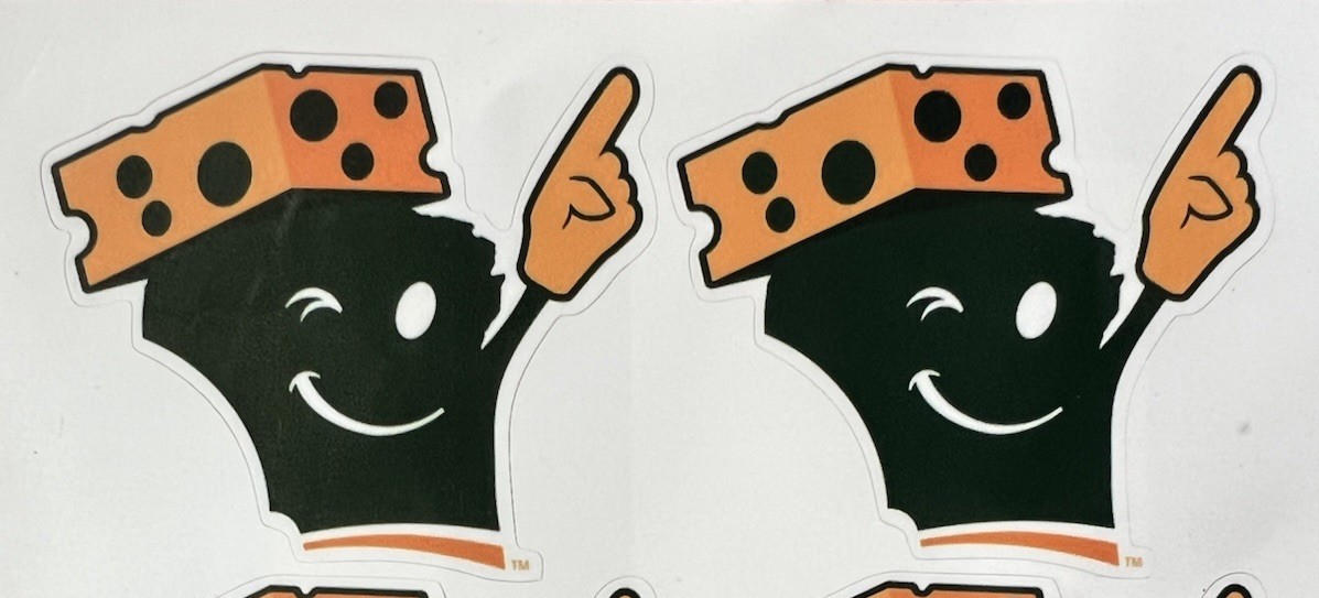 Green Bay Packers Cheesehead Decals (2)