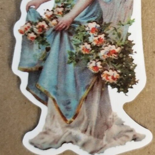 Guardian Angel Sticker Flower Garden God Catholic Christian Spiritual Religious