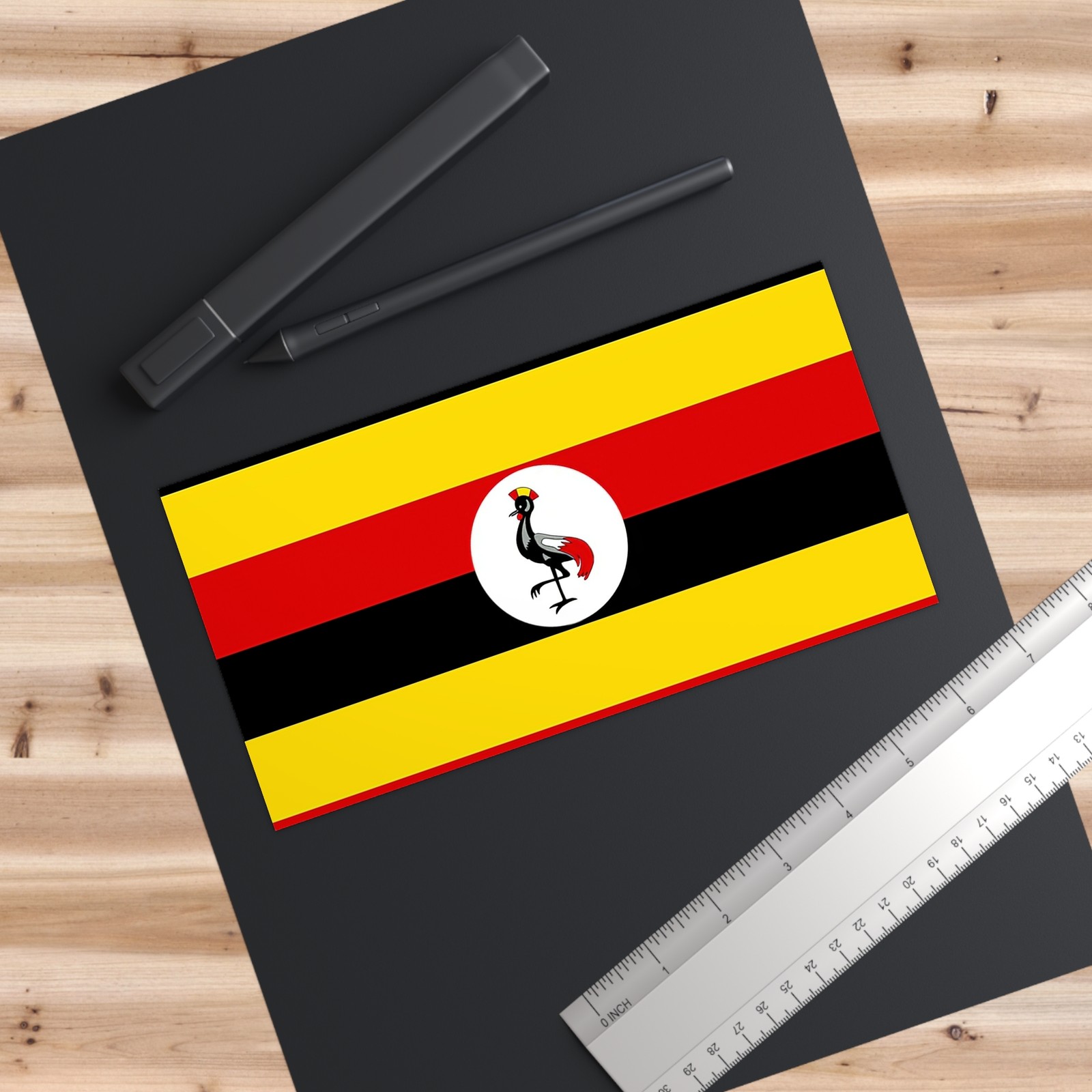 Uganda Flag Bumper Stickers