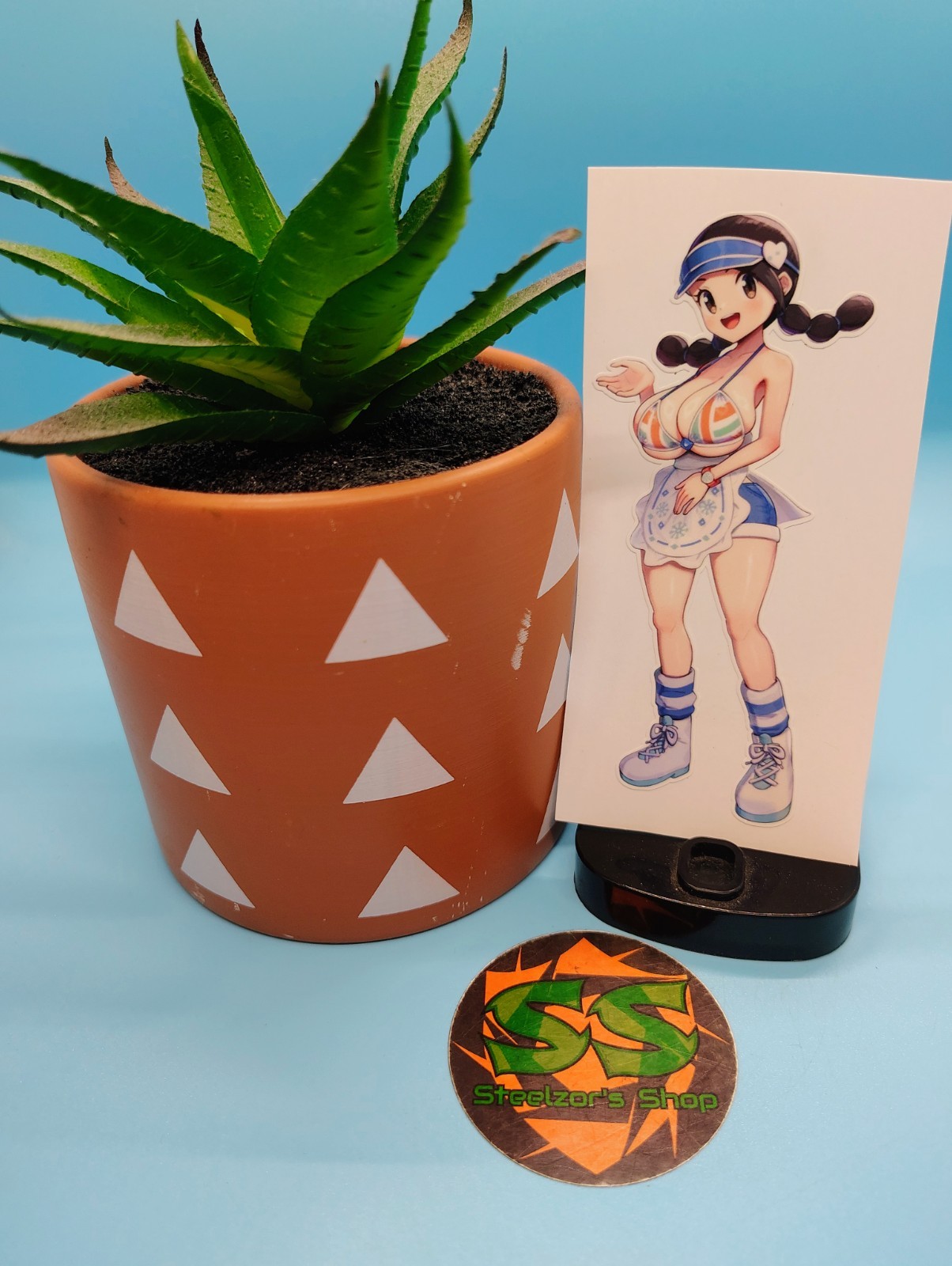 (4.5 Inches) Trainer Candice (Bikini Waitress) – Water-Resistant Vinyl Sticker
