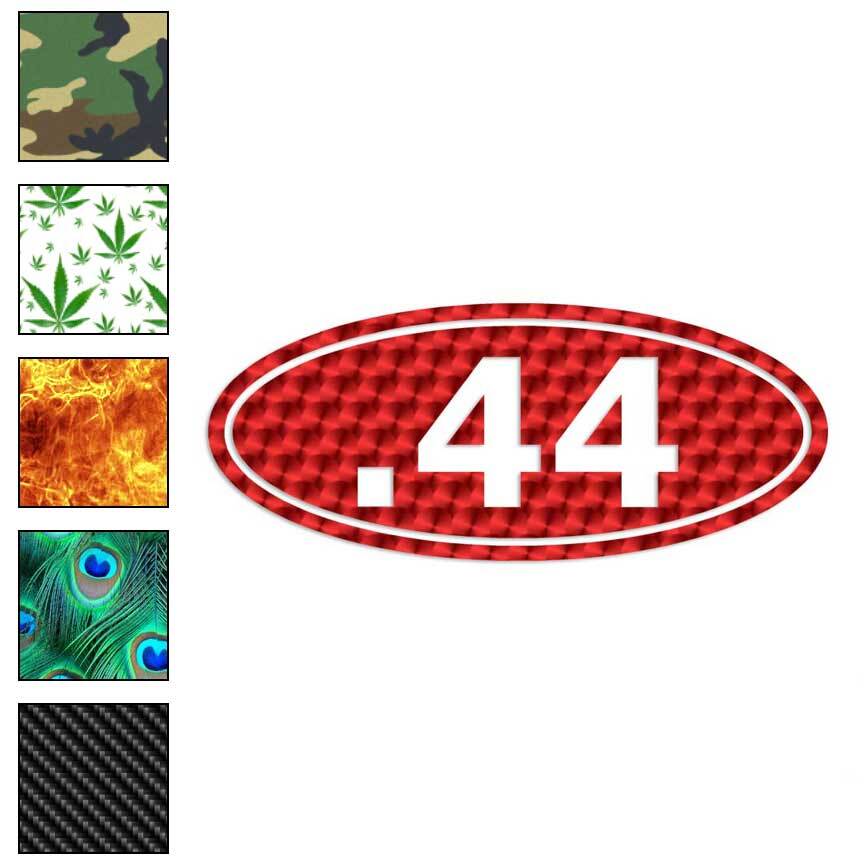 .44 Ammo, Vinyl Decal Sticker, 40 Patterns & 3 Sizes, #25