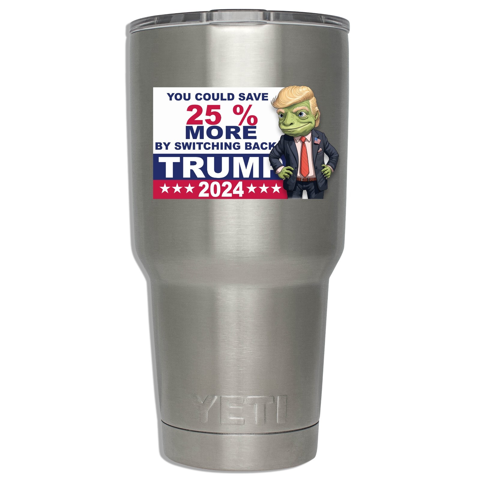 You Could Save by Switching Back to Trump Meme Vinyl Sticker