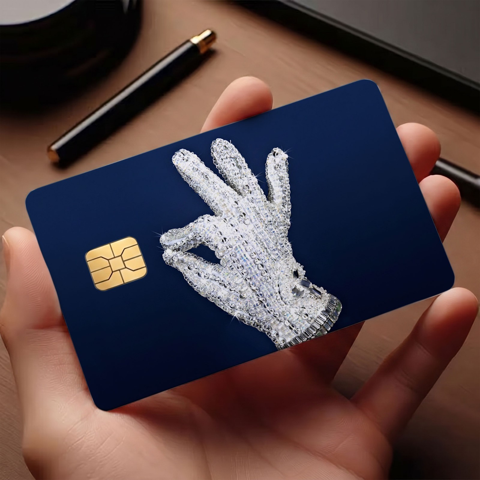 Michael Jackson Card Skin Cover King of Pop Credit Card Sticker Retro MJ Wallet