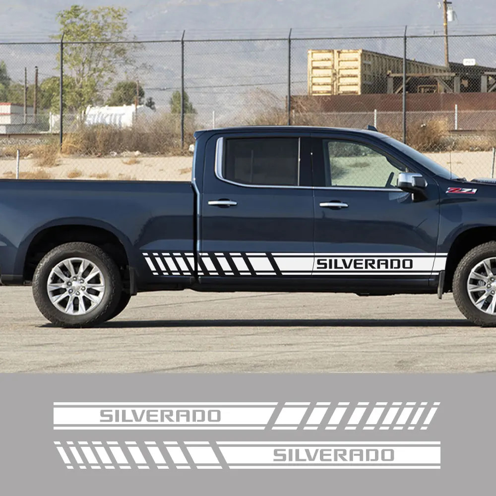 Aftermarket Door Side Stripe Decal for Chevrolet Silverado 1500 LT / LTZ / WT /