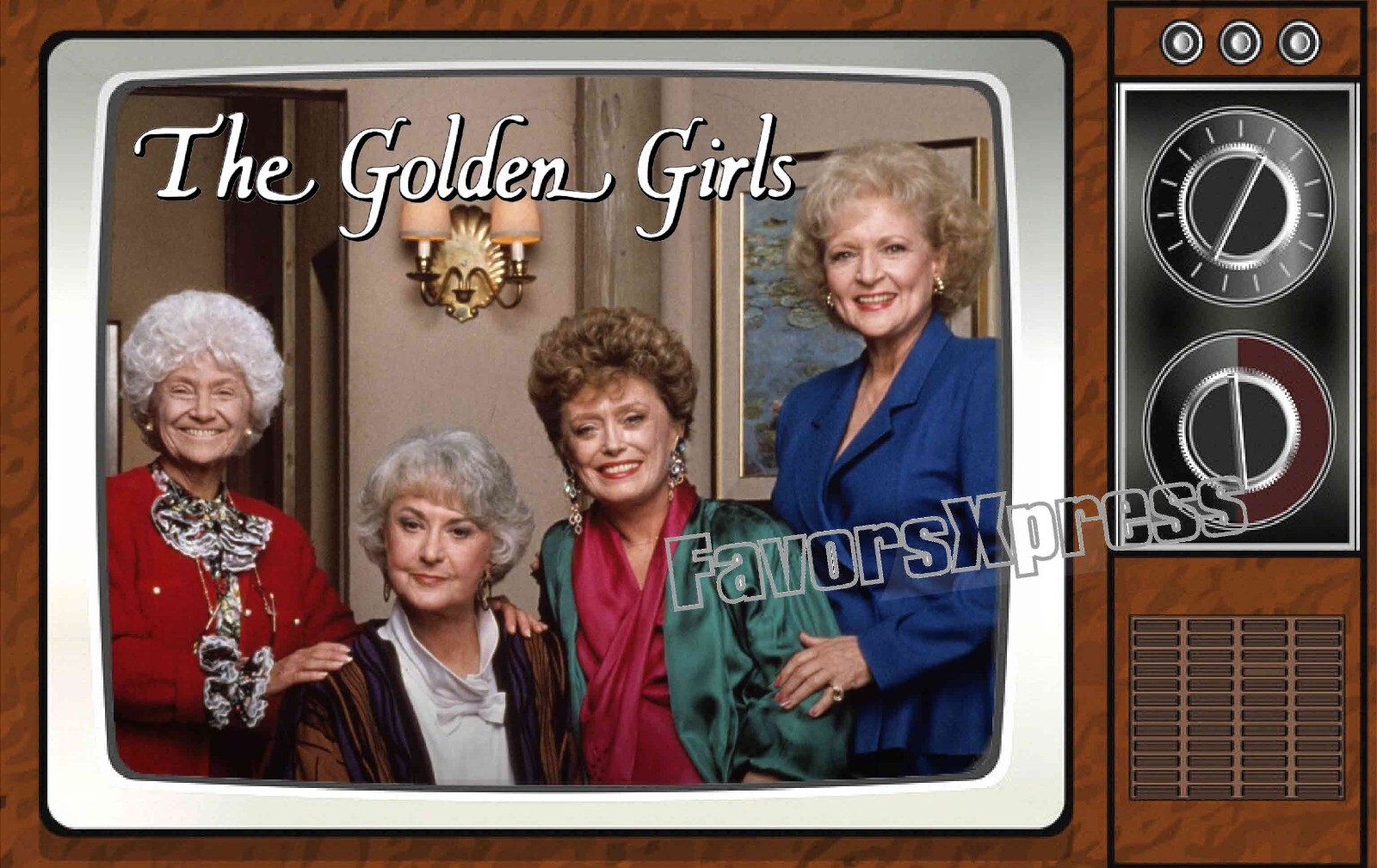 The Golden Girls Classic TV Show PHOTO MAGNET 4 X 2.5 INCHES