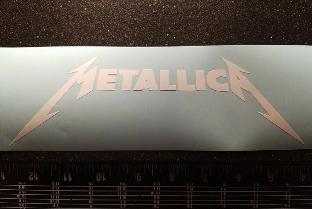 Metallica Vinyl Decal Windows Cars Trucks Laptops Lockers Yeti Boards Glass