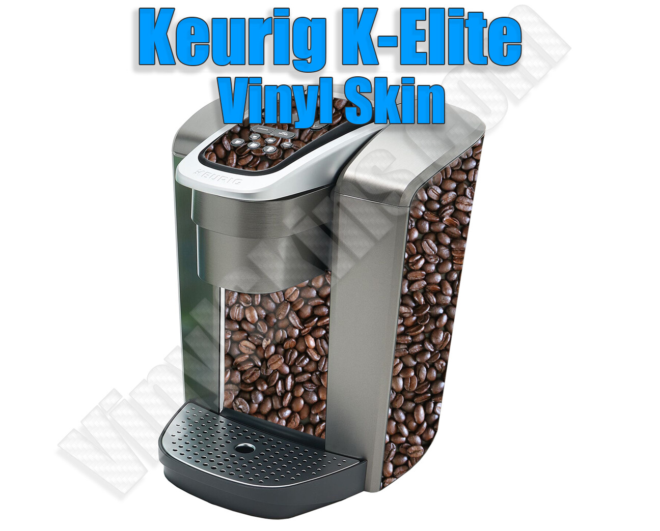 Any 1 Vinyl Custom Skin / Decal for the Keurig K-Elite K-Cup – Free US Shipping!