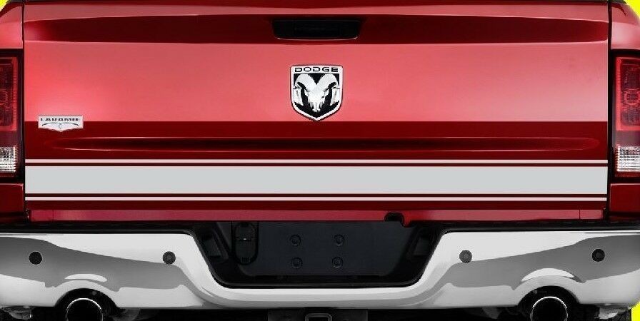 Angled Hockey Tailgate 3M Vinyl Sticker Graphic Decal Stripe 2017 Ram 1500 Quad