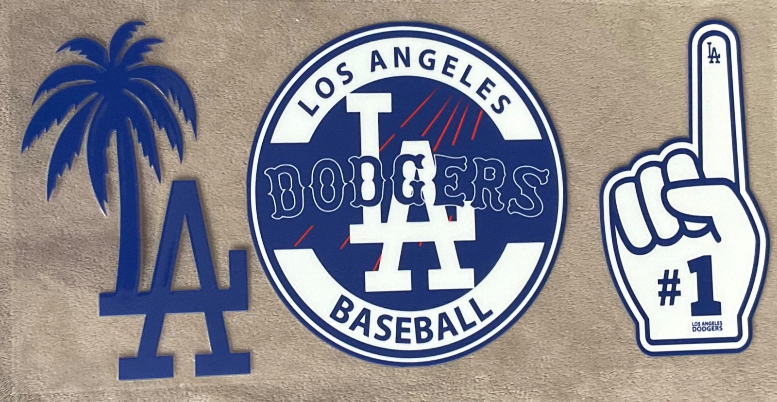LA LOS ANGELES Baseball TEAM Transfer Sticker Cup Wrap DIY Glasses Bottles