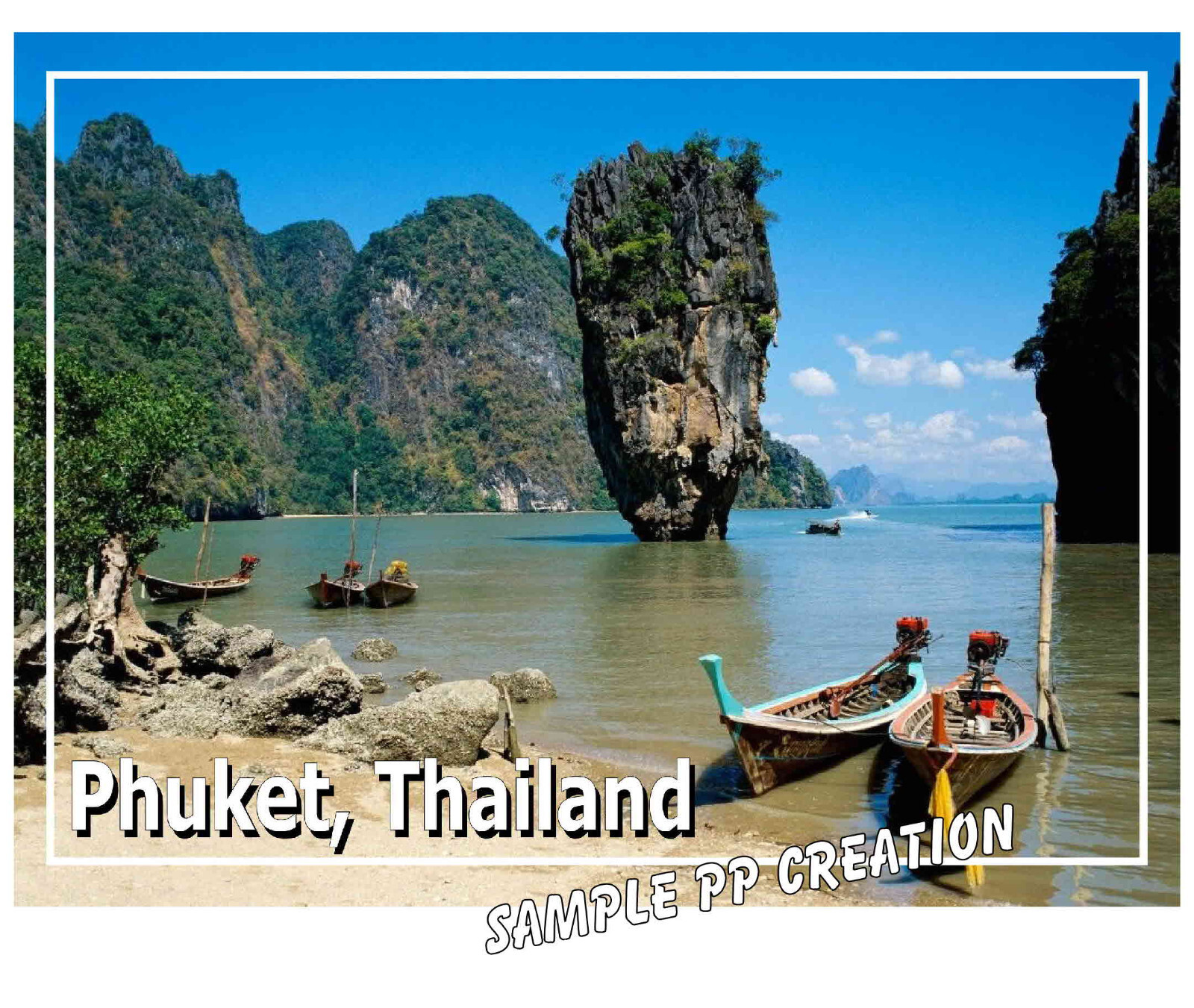 PHUKET, THAILAND PHOTO FRIDGE MAGNET 4 X 3 inches TRAVEL