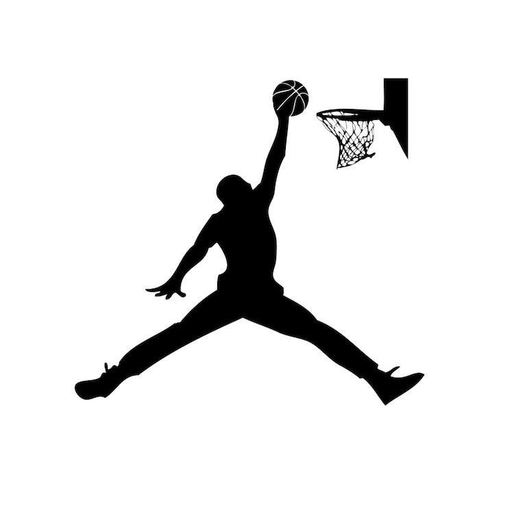 Basketball Wall Decal Sports Air Jordan Dunk Art NBA Boys Room Wall Decal, s29