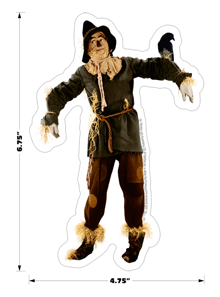 Sticker – The Wizard Of Oz Scarecrow 1930s Children's Fantasy Movie 6.75"