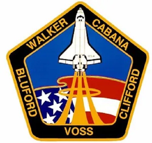 STS-53 Nasa Discovery Sticker Decal M597