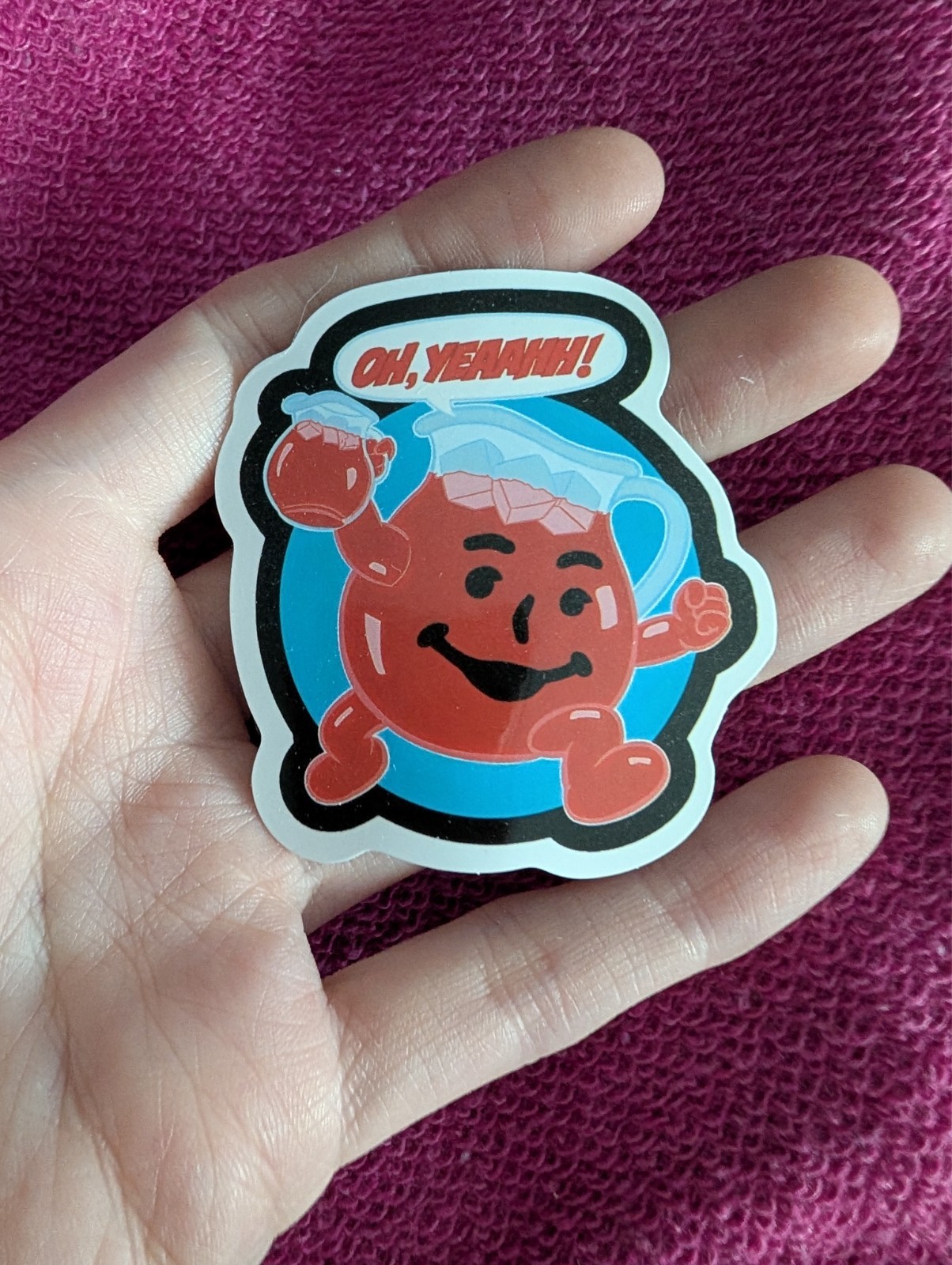 Pac-Man Sticker – Retro Arcade, Video Game, Kool-aid man