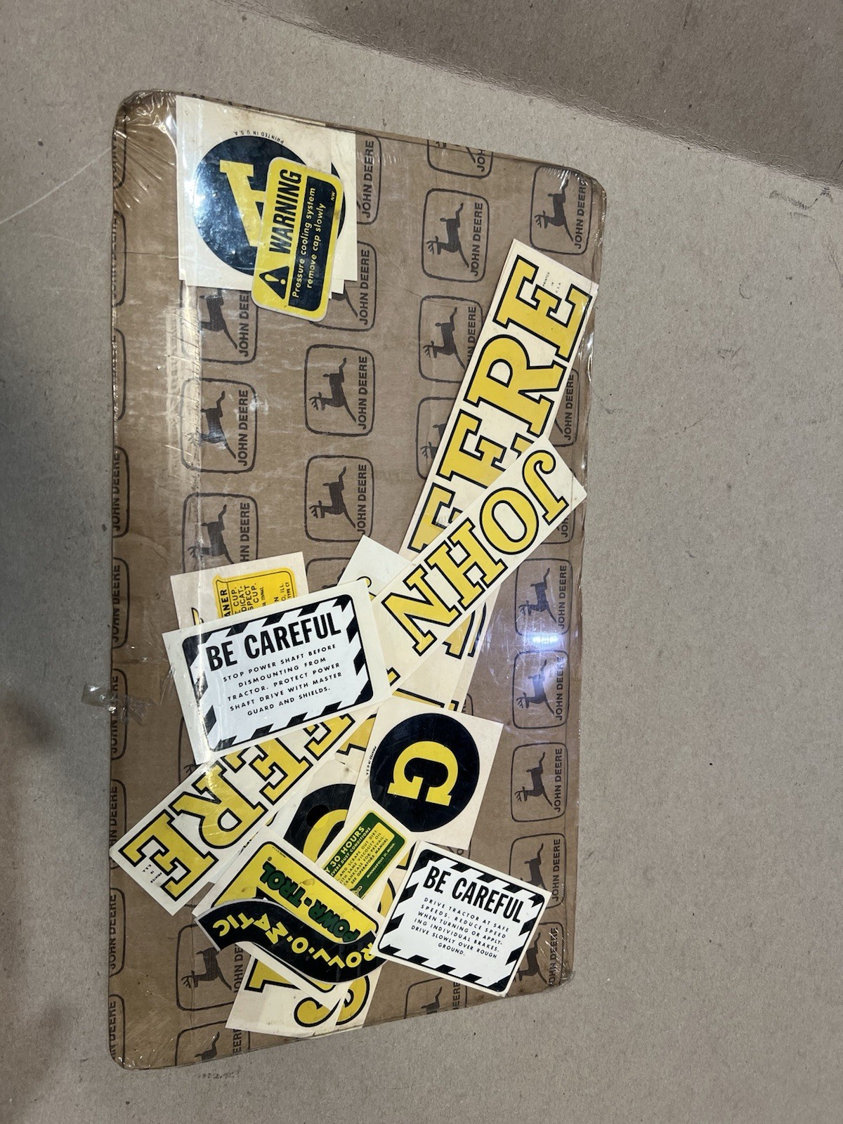 New Old Stock John Deere AR44924 Decal Sticker Kit Comia Refinishing