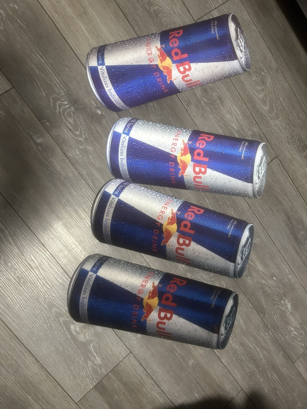 4 RedBull window can sticker decal , lenticular 2 sided 20" by 7” new
