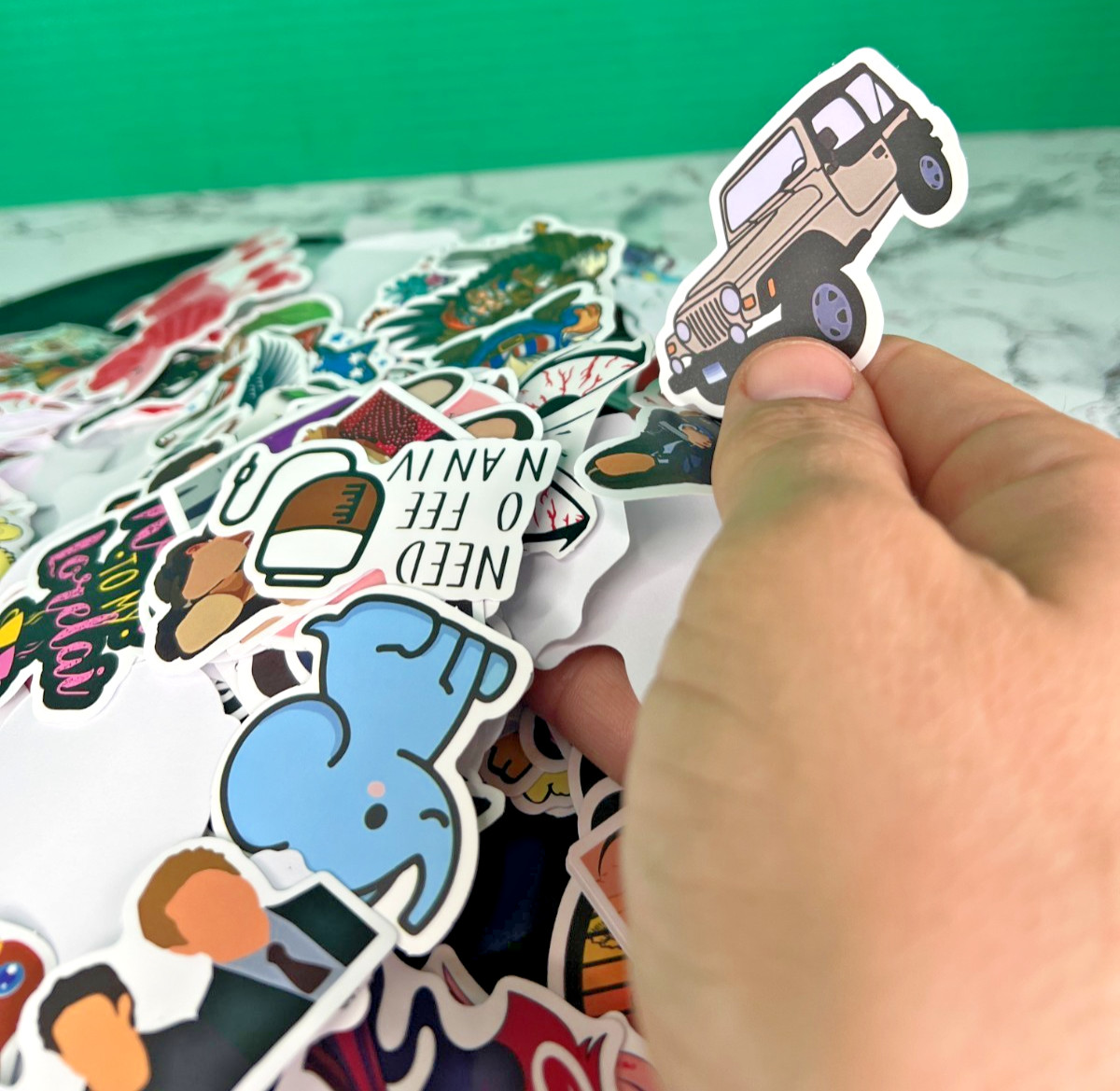 Bulk Vinyl Sticker Lot Mixed Variety Hazbin Hotel Animals Pop Culture Decals
