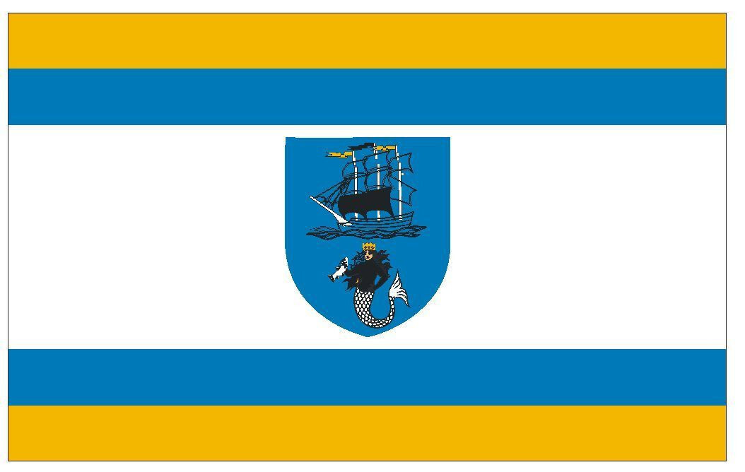 Ustka Poland International Flag Sticker Decal F541