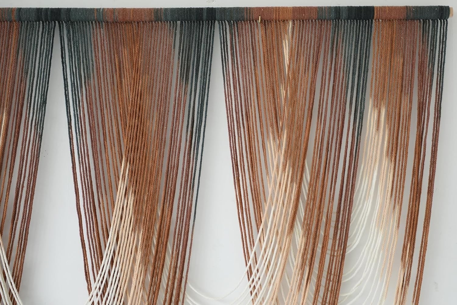 Macrame Wall Hanging Brown Dip-Dyed Large Macrame Wall Decor For Living…